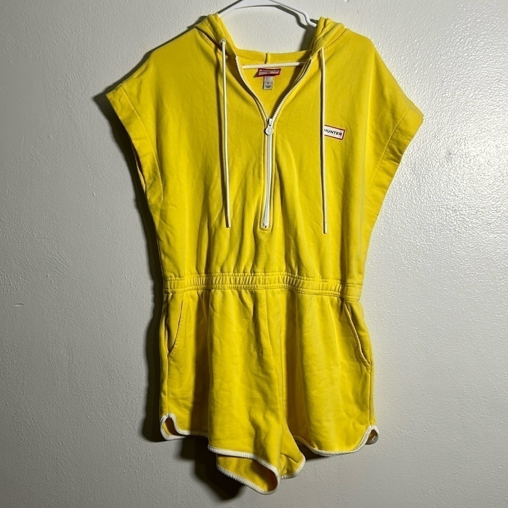 Hunter for Target Yellow Hooded Romper